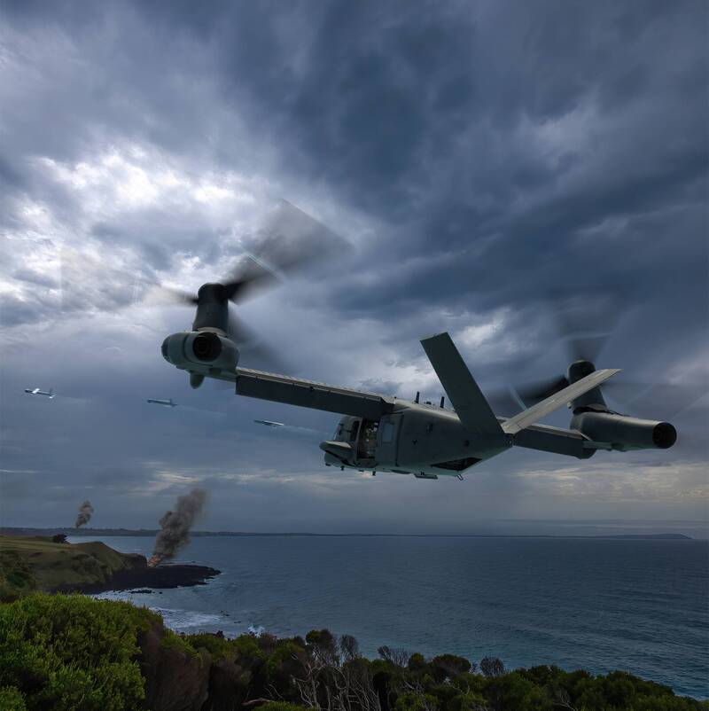 （影）MV-75定名「夏延2型」特戰版同步亮相 空中加油擬配無人加油機