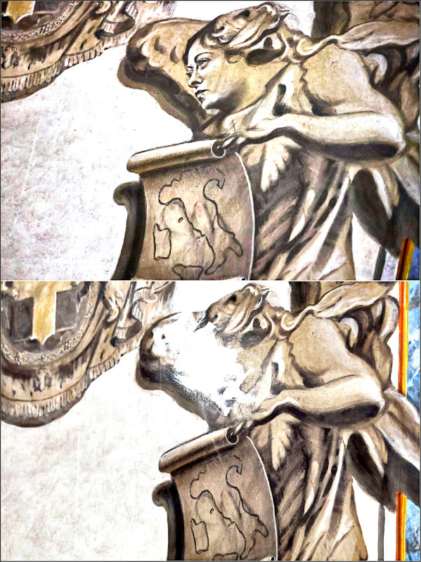 中英對照讀新聞》Newly-restored angel painting in Rome church resembles Giorgia Meloni 新修復的羅馬教堂天使畫像 酷似義大利總理梅洛尼
