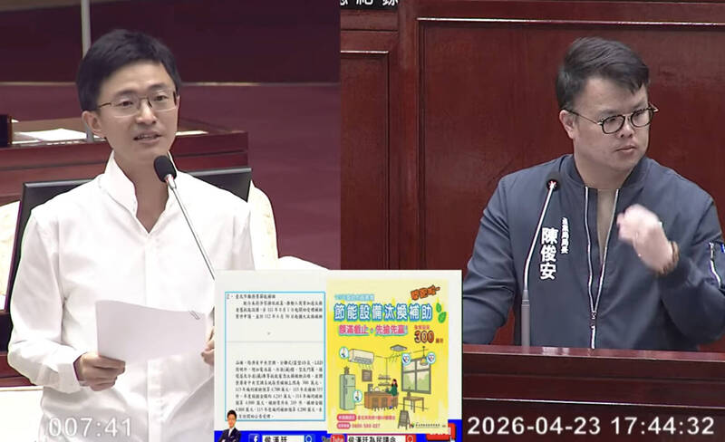 北市節能補助名單見金控巨頭、跨國零售商！侯漢廷轟拿公帑幫財團換冷氣