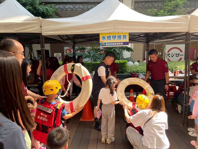 全民防災動起來 新北消防闖關吸引600親子同樂