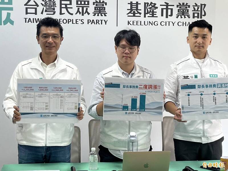 童子瑋要調高鄰長事務費  民眾黨批「收割」