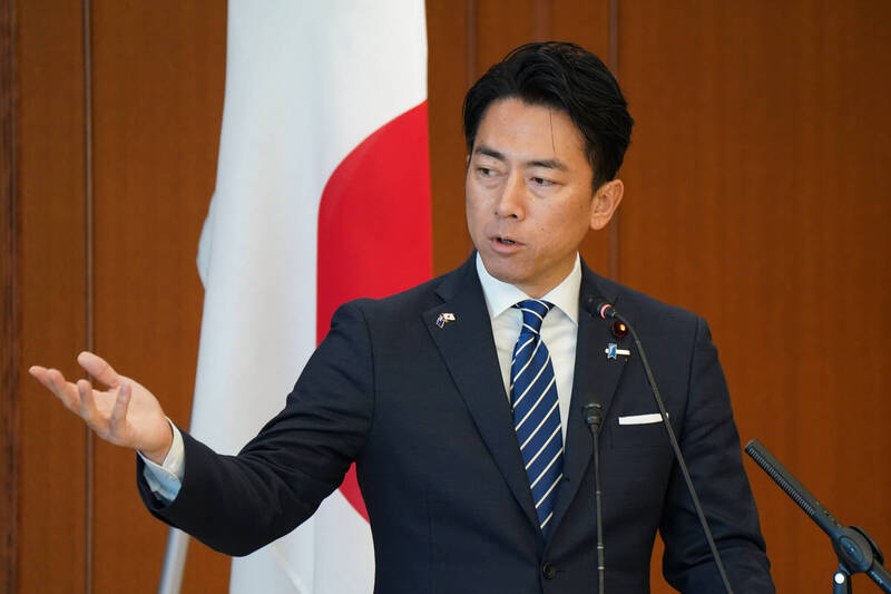 日本防衛相小泉進次郎預定5月5日訪菲律賓。（法新社檔案照）