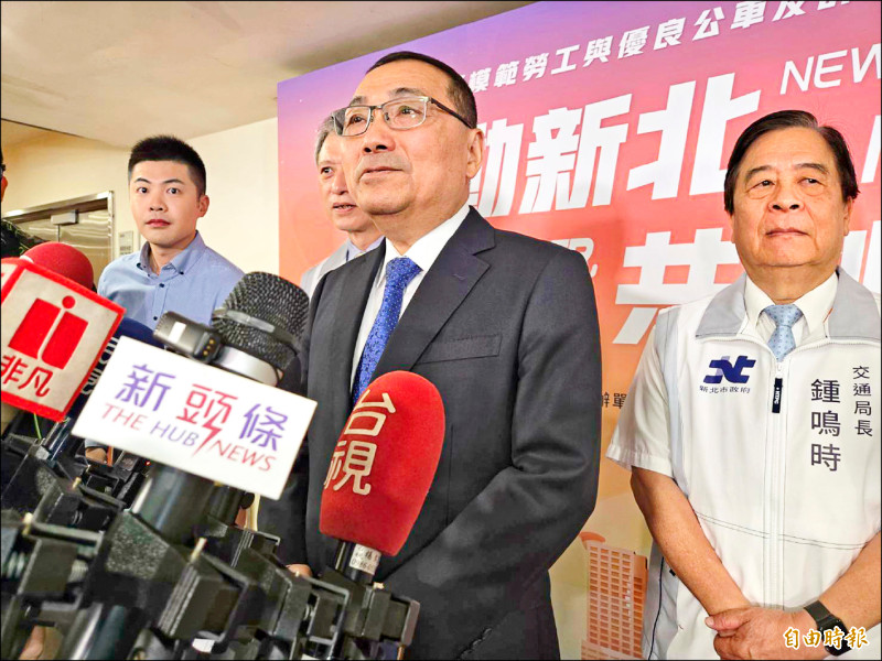 軍購案首度表態 侯友宜：我的意見與政院版差不多