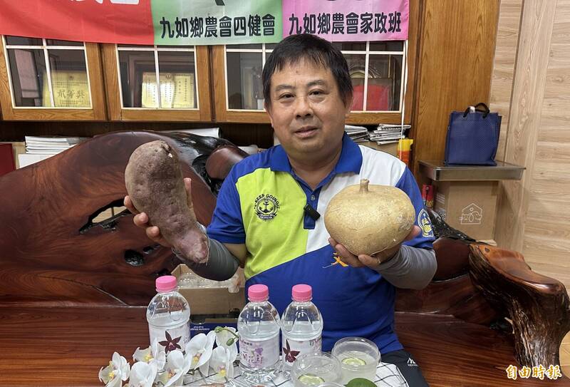 有栗子香氣的大地瓜 屏東九如農會1號地瓜上市