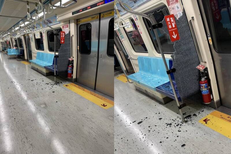北捷行駛中「車廂玻璃爆裂」 目擊乘客曝驚險瞬間
