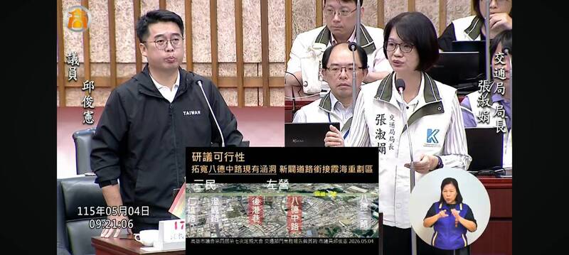 爭取高雄仁武八德中路機車涵洞拓寬  高市交通局長：已送件都發局