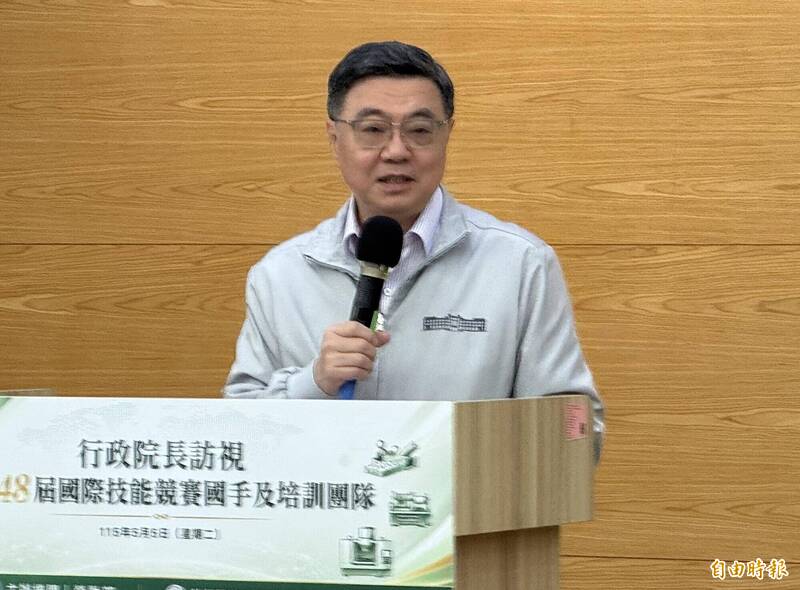 賴清德突破封鎖！ 卓榮泰勉技能競賽國手：讓世界看見台灣
