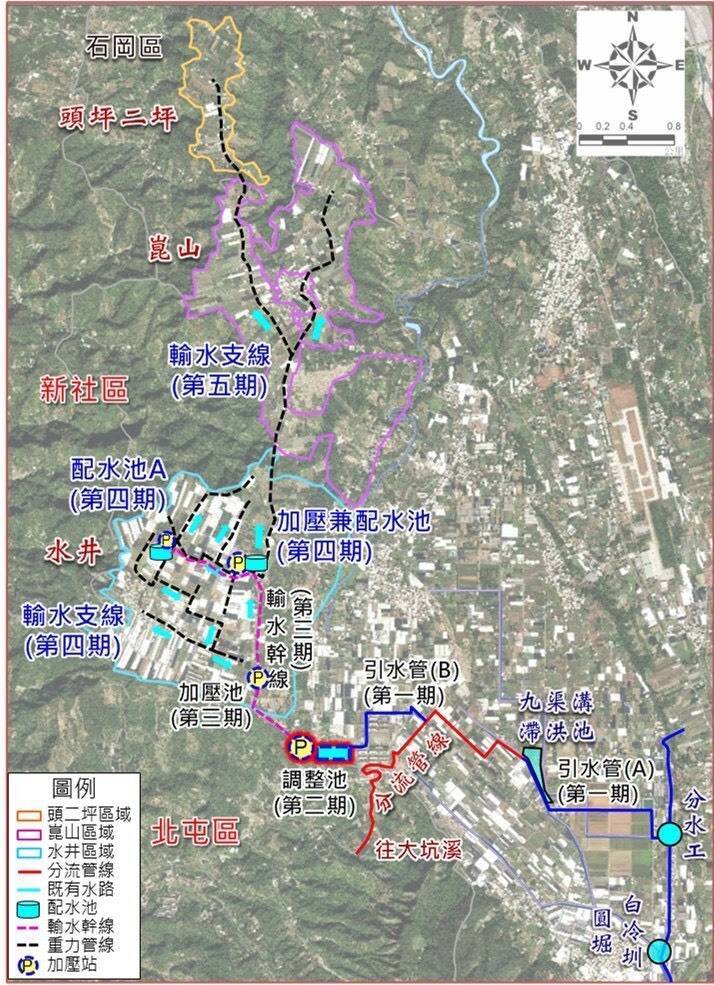台中白冷圳工程逐步推動 2029年可增灌溉面積453公頃