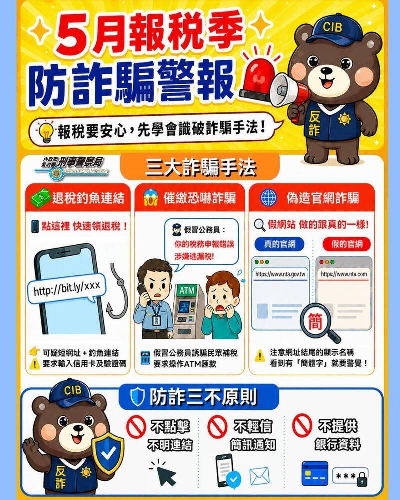 報稅季來臨 小心3大詐騙招數