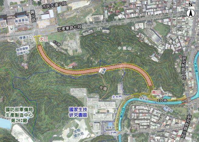 國家生技園區聯外道路將完工 到南港車站只需5分鐘