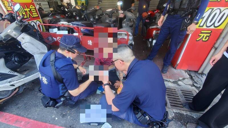不是酒駕！台中西區駕駛失控連環撞 唾液篩檢出爐車輛直接拖走