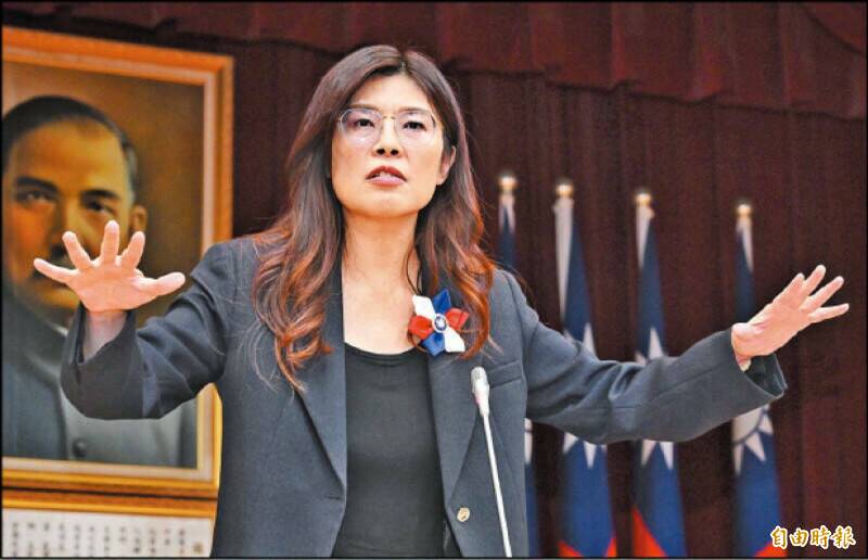 顏擇雅轟國民黨：用擋軍購反台獨已超過一條線