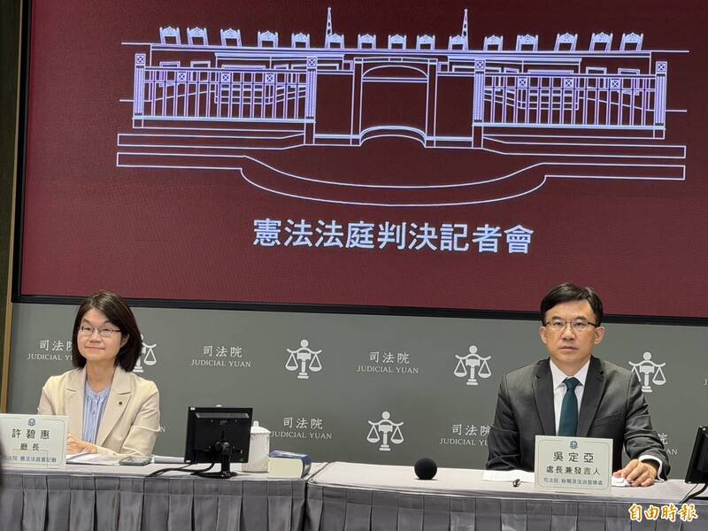 無罪且未上訴竟變有罪 憲法法庭判最高院第3382號判例違憲