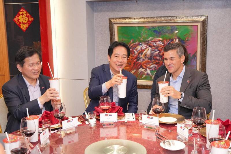 「台南Style」招待巴拉圭總統 賴清德帶路吃阿霞飯店配冬瓜茶