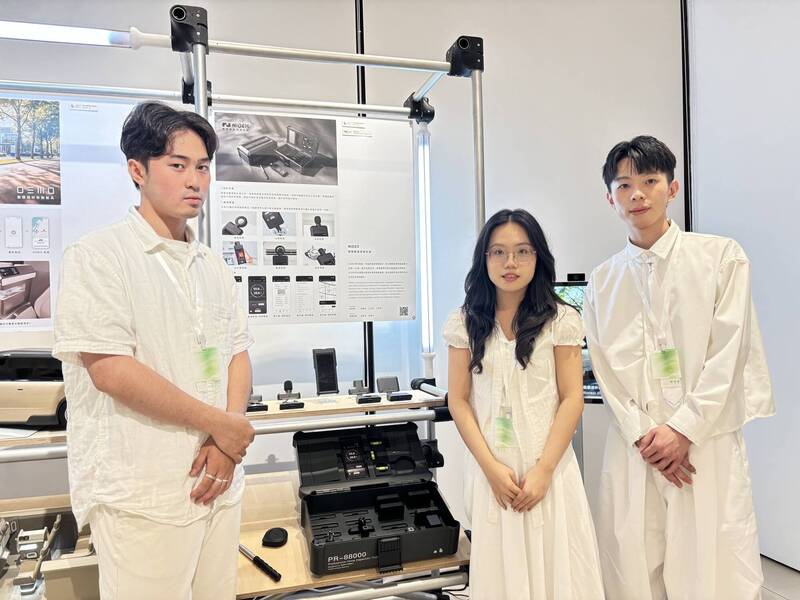 作品:NiDEX 專業驗屋檢測系統。作者:王宣淮、賴俊諺、王主柔。(北科大提供)