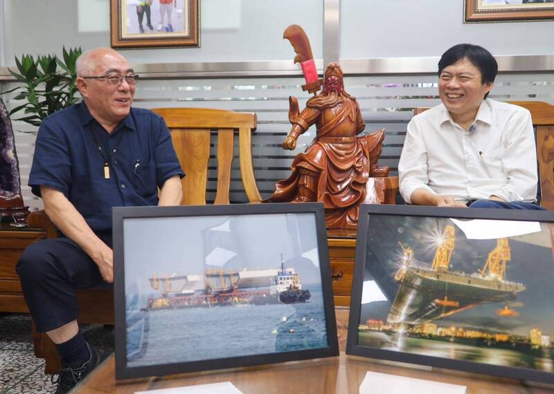 6成鋼構工程來自宜蘭團隊 林國漳拜訪淡江大橋幕後英雄