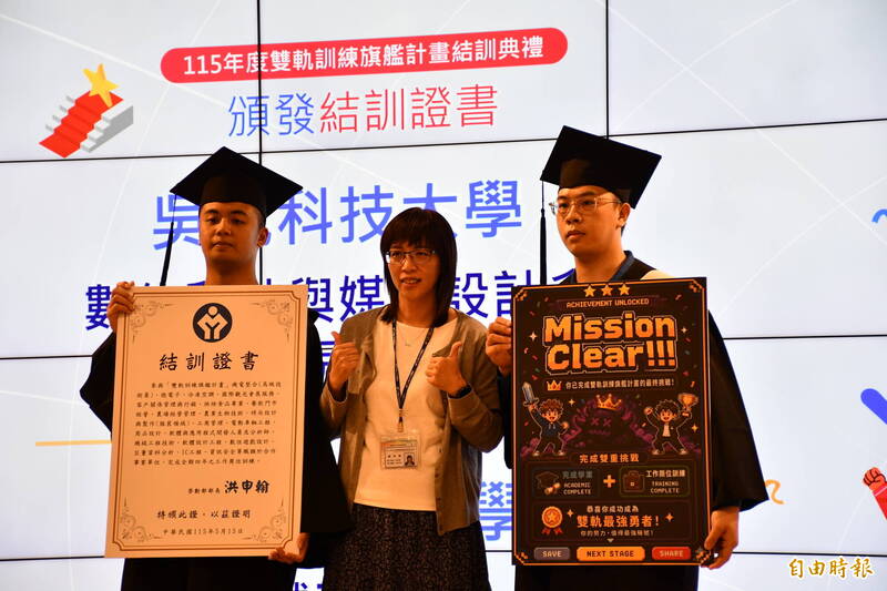 勞發署南分署「雙軌訓練」計畫14年協助1800位學生畢業即就業 就業率達96%