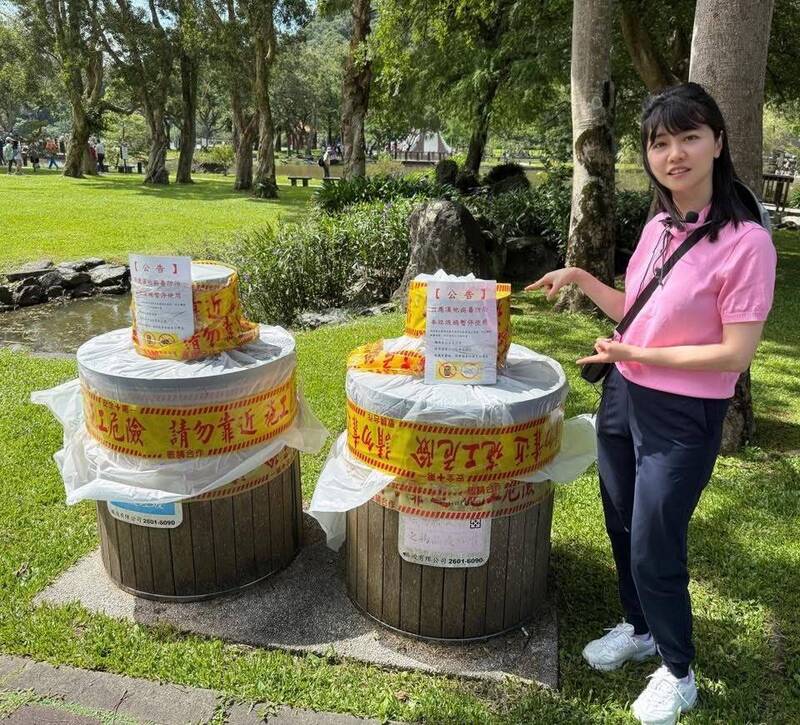 高嘉瑜批垃圾桶封印術治鼠犧牲城市美學 蔣萬安:已拆除