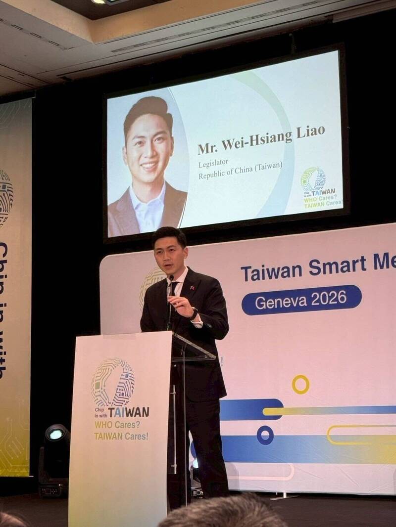 國民黨立委廖偉翔表示，台灣帶著具體醫療實力與全球合作方案走向世界，向國際展現「台灣能貢獻什麼」。（圖由廖偉翔國會辦公室提供）
