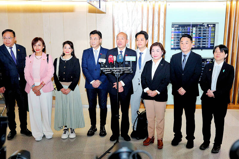 《TAIPEI TIMES》Han touts meeting with UK parliamentary speaker