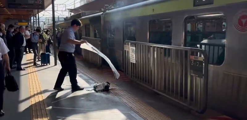 又是行動電源!日本東京列車乘客包包起火釀1輕傷