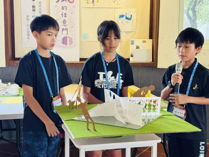 把東興圳當實驗場 竹縣興隆國小打造沈浸式互動展區