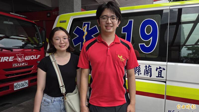 「消防魂」上身!休假遇OHCA男子 宜蘭消防員狂奔救人
