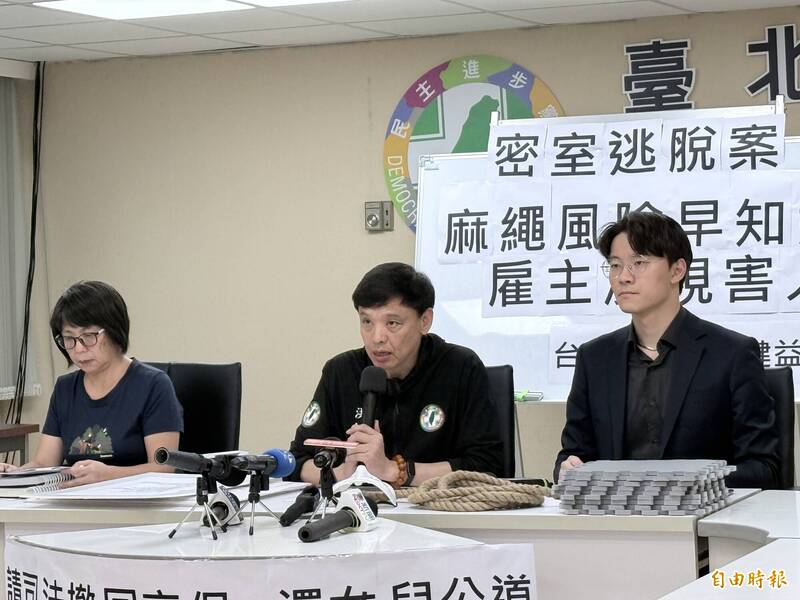 密室逃脫員工SOP僅寫「6字」 洪健益批無良業者卸責、北市府事後諸葛