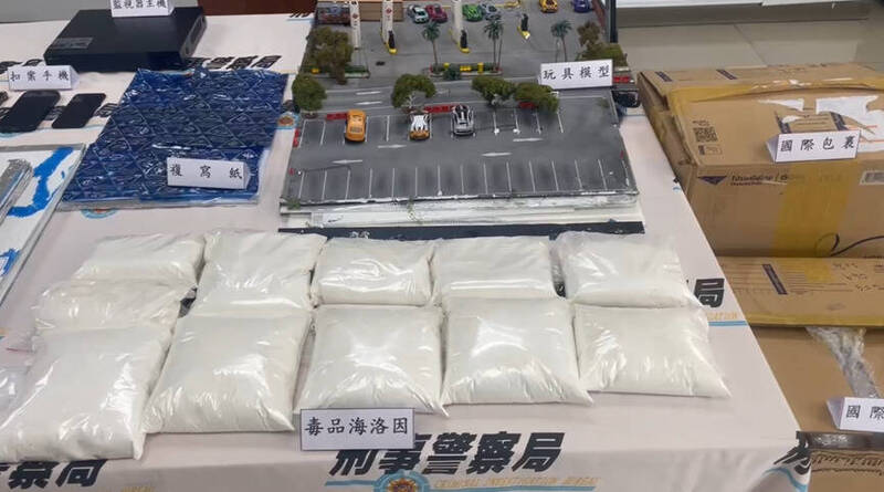 「微縮模型」跨國運毒 7公斤海洛因險流入市面