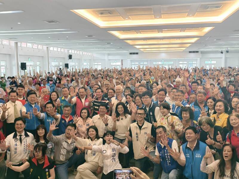 國民黨主席鄭麗文出席台南市基層小組長培訓座談會。（國民黨台南市黨部提供）