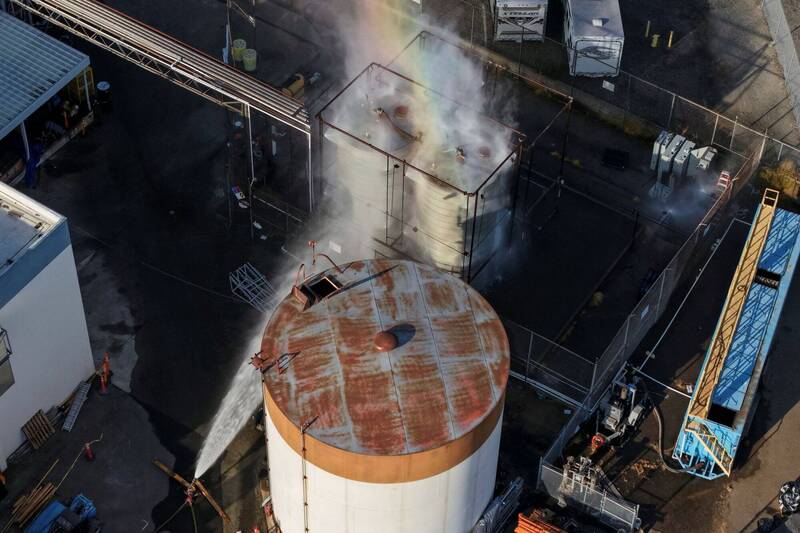 美加州工廠化學儲槽恐爆炸 4萬人緊急疏散
