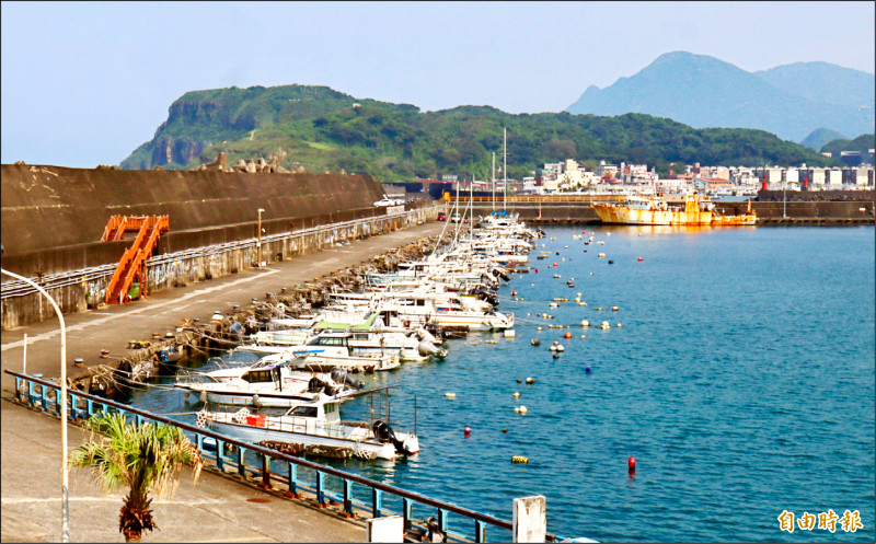 北部的基隆八斗子遊艇泊區,距離基隆嶼、和平島、潮境公園等景點近,也能串連形成觀光廊帶。(記者黃宜靜攝)