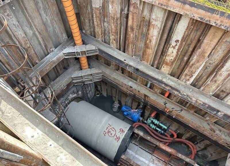 高捷岡山路竹延伸線最大挑戰 2000mm自來水幹管7月底遷改