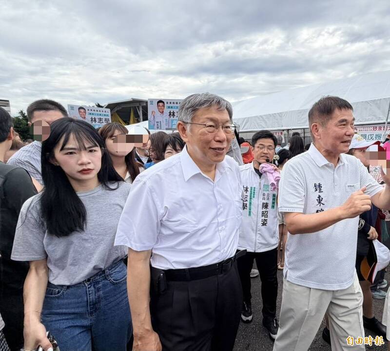 柯文哲苗栗輔選縣議員參選人 不回應吃屎哥「擲蛋」事件