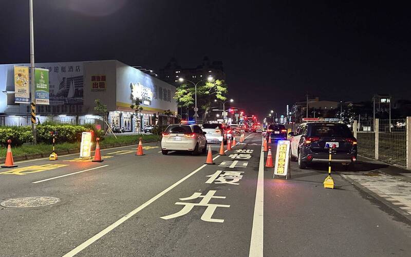 向毒駕宣戰!台南警高強度路檢查獲21件毒品陽性