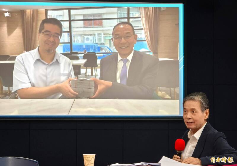 國安漏洞?蕭旭岑「捧鈔照」掀議 林智群:有人藉台商替中共給錢?