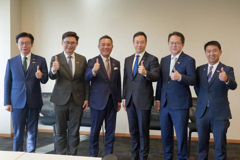 拜會日本自民黨台灣政策小組  賴瑞隆：深化安全韌性與供應鏈合作