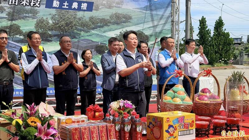 改善西濱安全!台61線後龍段平交路口高架化 動土