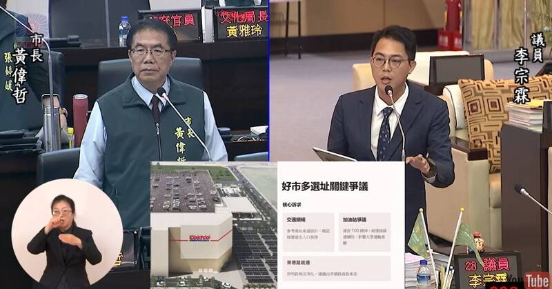好市多台南2店規劃加油站 黃偉哲:尚未核定且不在合約內