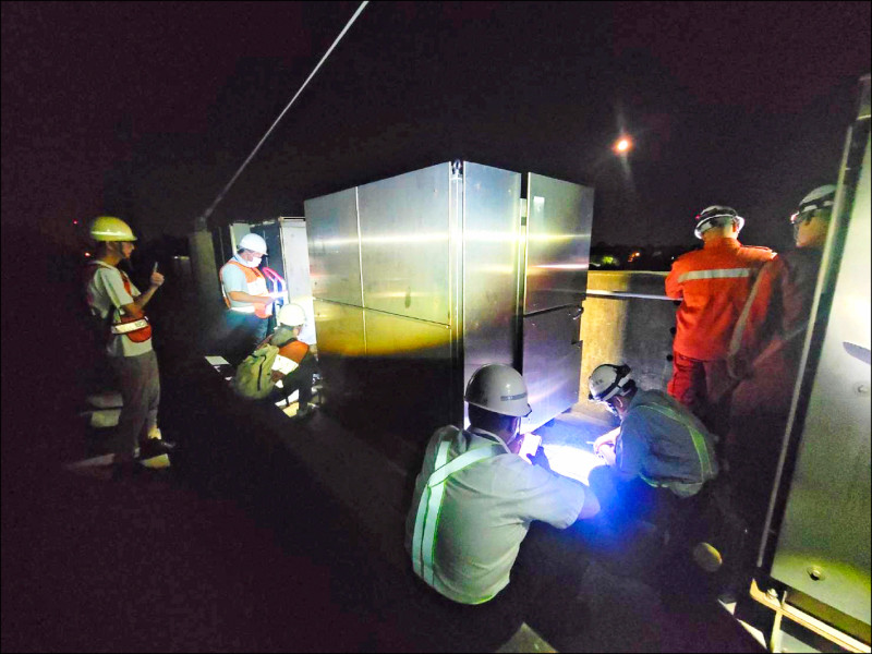 轉轍器控制機箱電源異常 高鐵漏夜搶修 全線正常營運