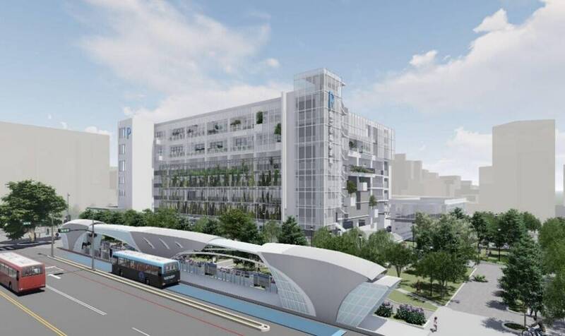 中市第2市場停車場智慧交通中心年底完工