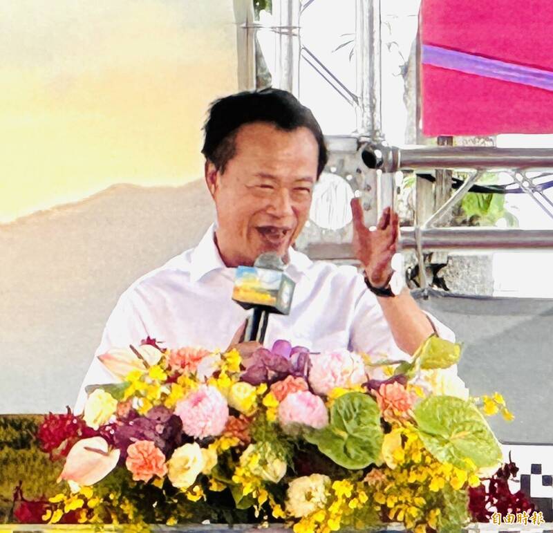 縣長翁章梁強調智慧農業讓新農民看到農業曙光。（記者蔡宗勳攝）