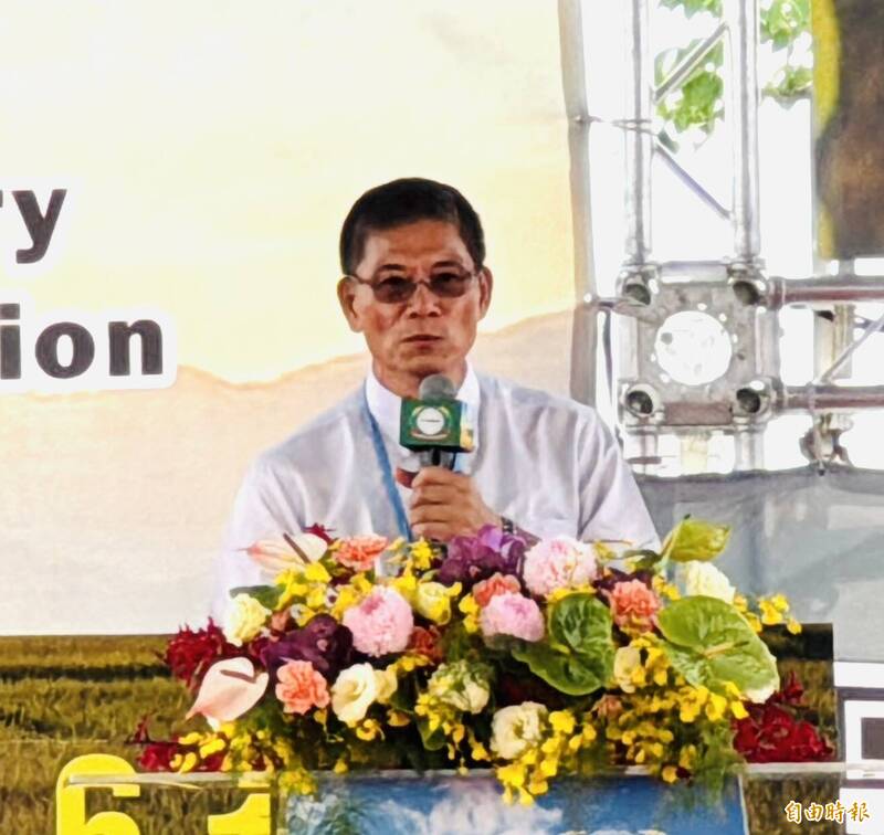 台灣農機工業同業公會理事長姚倍欽說農業是國家重要基礎。（記者蔡宗勳攝）