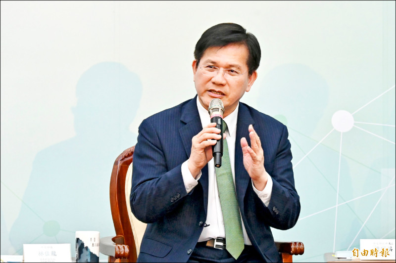 外交部長林佳龍昨表示，破壞和平現狀、製造問題的是中國，「別被習近平轉移焦點」。（記者叢昌瑾攝）