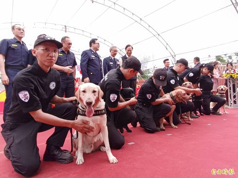 桃園警犬隊新家動工!落腳大園沙崙 預計2027年完工