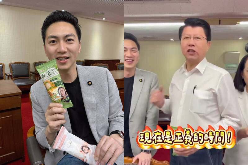 藍委集體吃冰力挺雅方！網譏：提油救火最佳示範