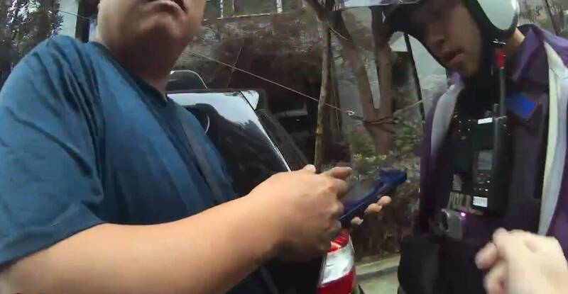 警方查獲連姓馬伕。（記者王冠仁翻攝）