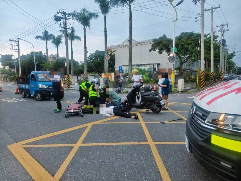 花蓮騎士超車未減速 撞飛行人老夫妻釀1死1傷