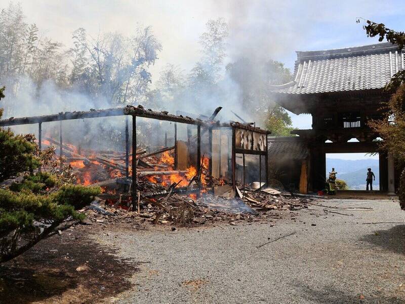 日本再傳古寺大火!京都千年古剎遇祝融 網瘋傳陰謀論