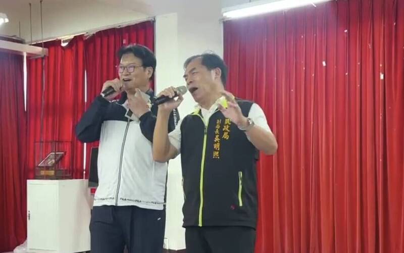 台南公務界雙歌王吳明熙、顏昇祺 首度合體飆唱驚艷全場